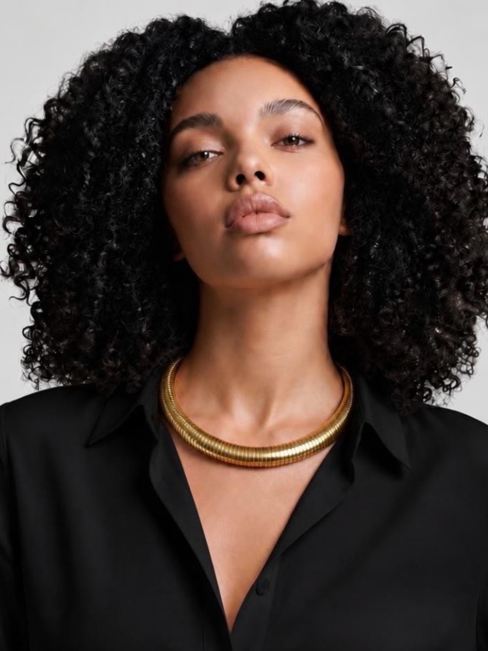1980’s Ellen Kiami Runway Tubogas Necklace